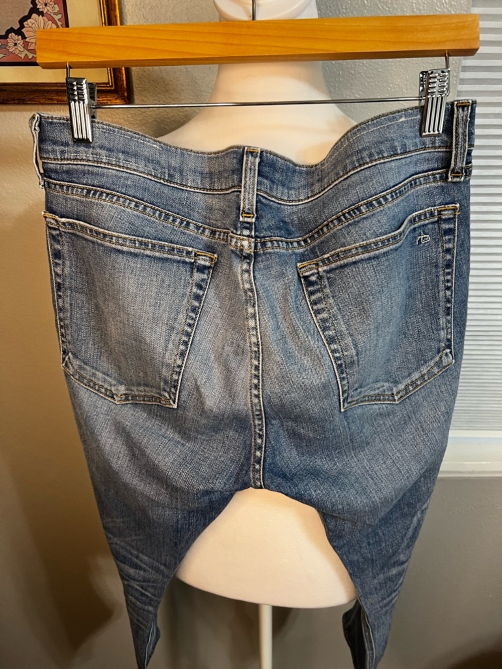 rag and bone tomboy light blue jeans west village 29 8 - Picture 11 of 14